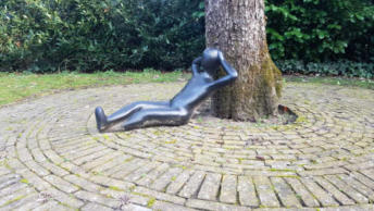 Relaxen onder de appelboom
